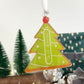 Festive Tree Custom Acrylic Ornament – Personalized Holiday Keepsake