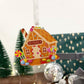 Ginger Bread House Custom Acrylic Ornament – Personalized Holiday Keepsake