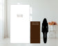 Large Double Panel Foam Seating Chart with 3D Acrylic Titles