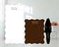 Large Wavy Foam Seating Chart with Foam Welcome Sign