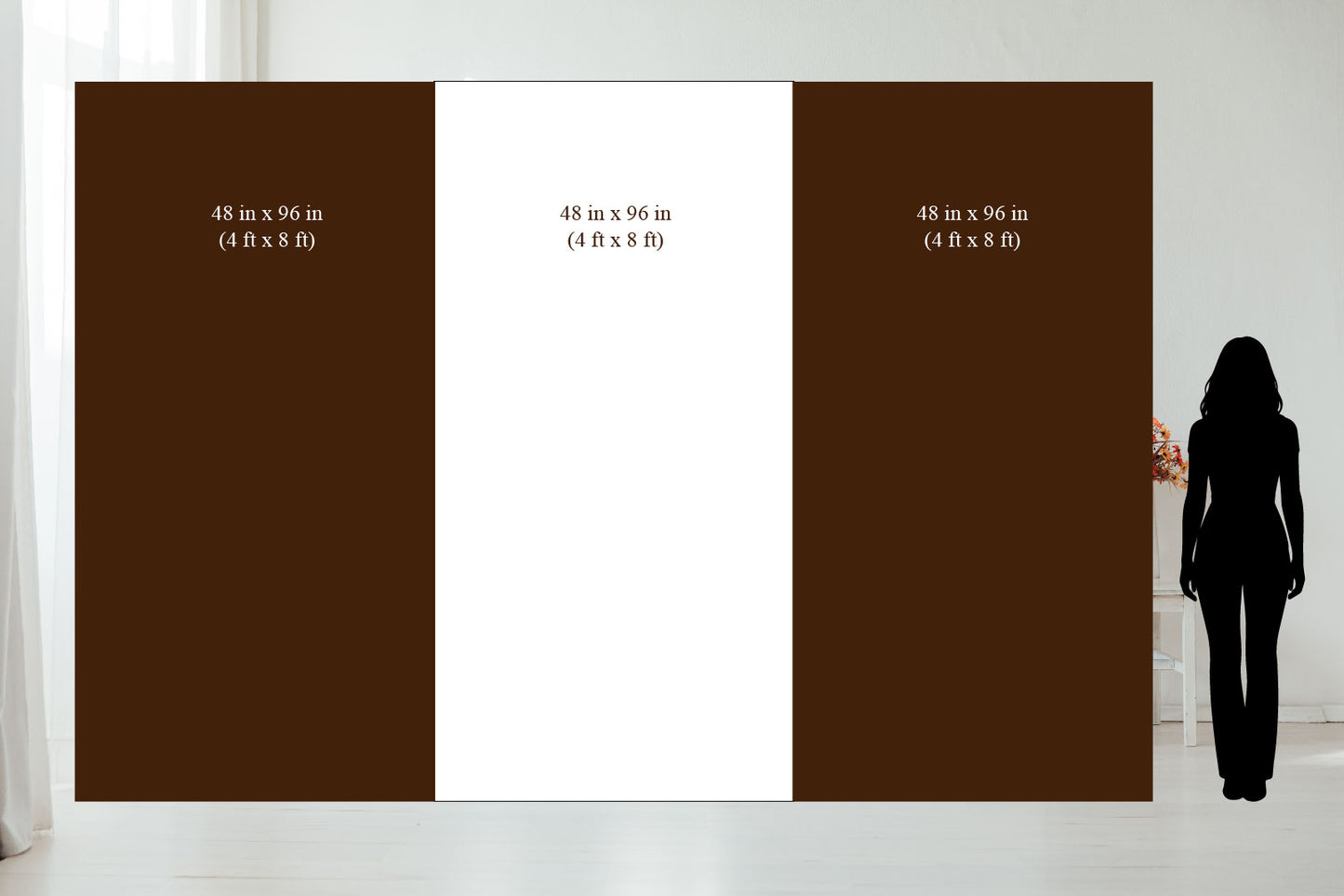 Large Foam Board Seating Chart with Welcome Sign - 3 panel