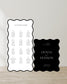 Large Wavy Foam Seating Chart with Foam Welcome Sign