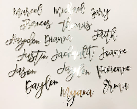 Lasercut Name Place 2