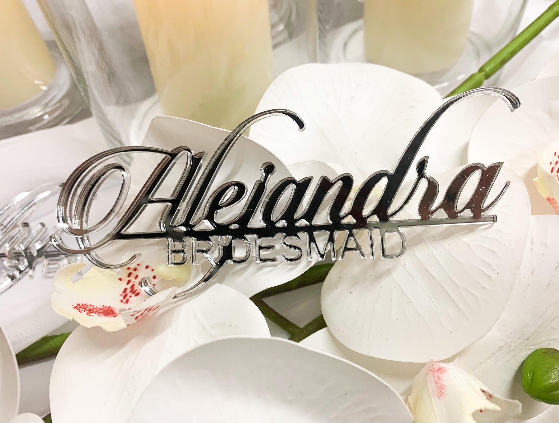 Lasercut Name Place - 2 Lines