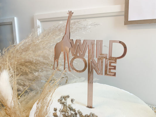 Wild One Birthday Cake Topper 2