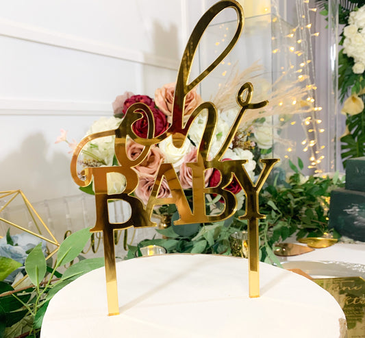 Oh Baby Cake Topper