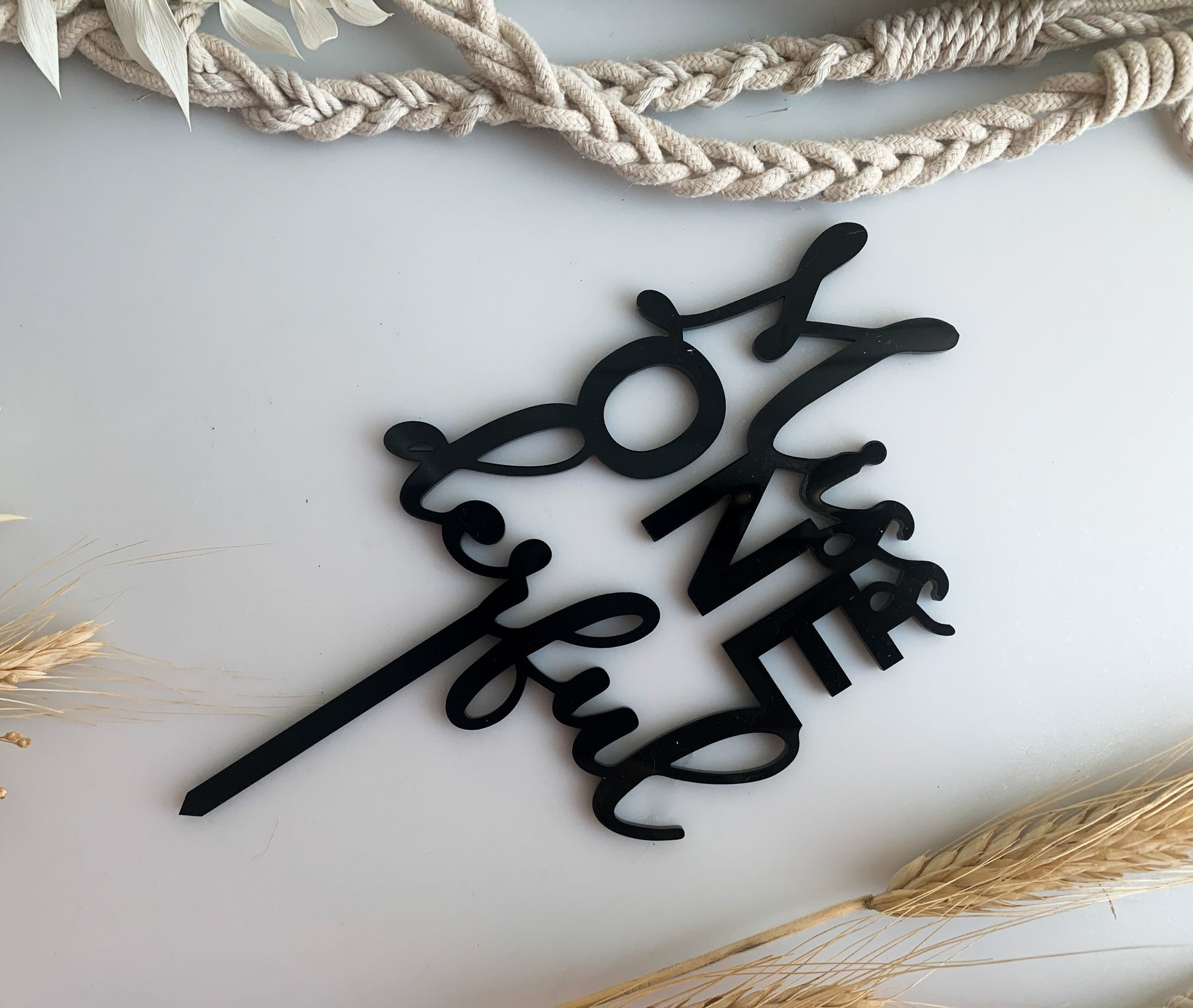 Miss ONE-derful Birthday Cake Topper 3