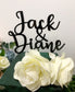 Custom Names Cake Topper 