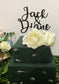 Custom Names Cake Topper 2