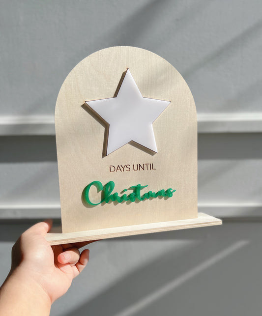 Days Until Christmas - Christmas Countdown Sign | Christmas Decor